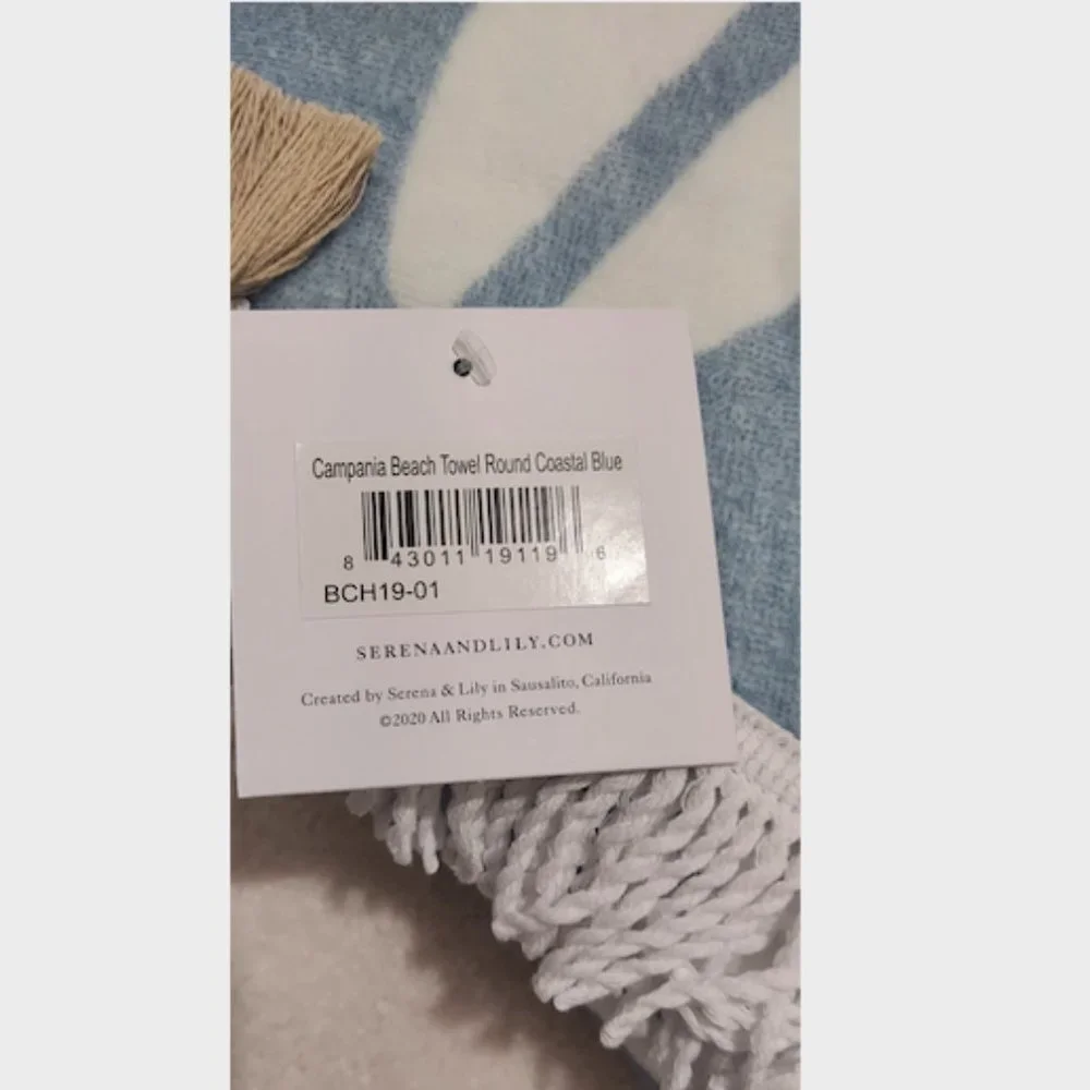 Serena & Lily Campania Round Beach Towels